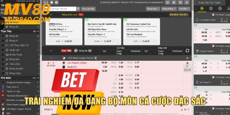 Trải nghiệm đa dạng bộ môn cá cược đặc sắc