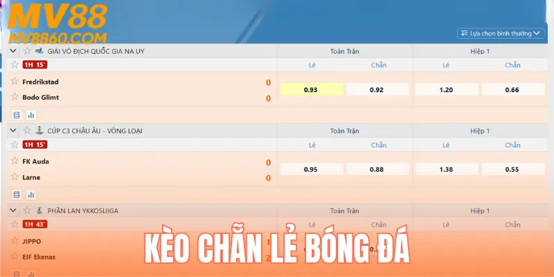 Kèo Chẵn Lẻ Bóng Đá - Cách Đọc Và Mẹo Cược Tỷ Lệ Ăn Cao
