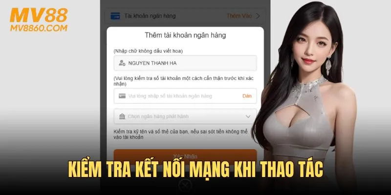Kết nối mạng không ổn định có thể làm gián đoạn giao dịch