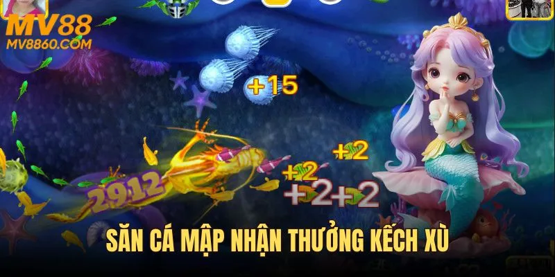 Săn cá mập trong game bắn cá xèng nhận thưởng kếch xù