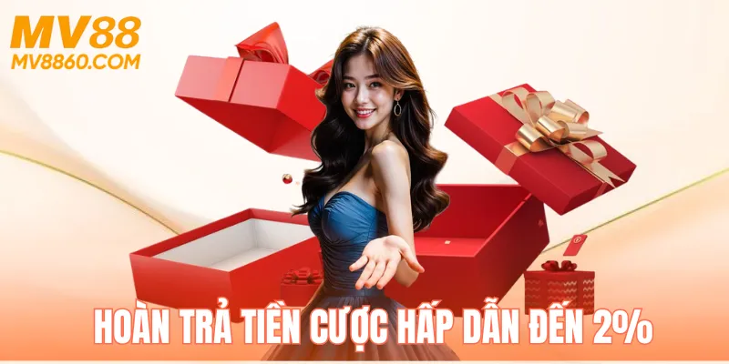 Hoàn trả tiền thưởng tối đa 2%